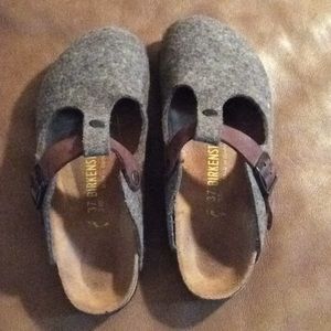 Birkenstock Bern- wool and leather